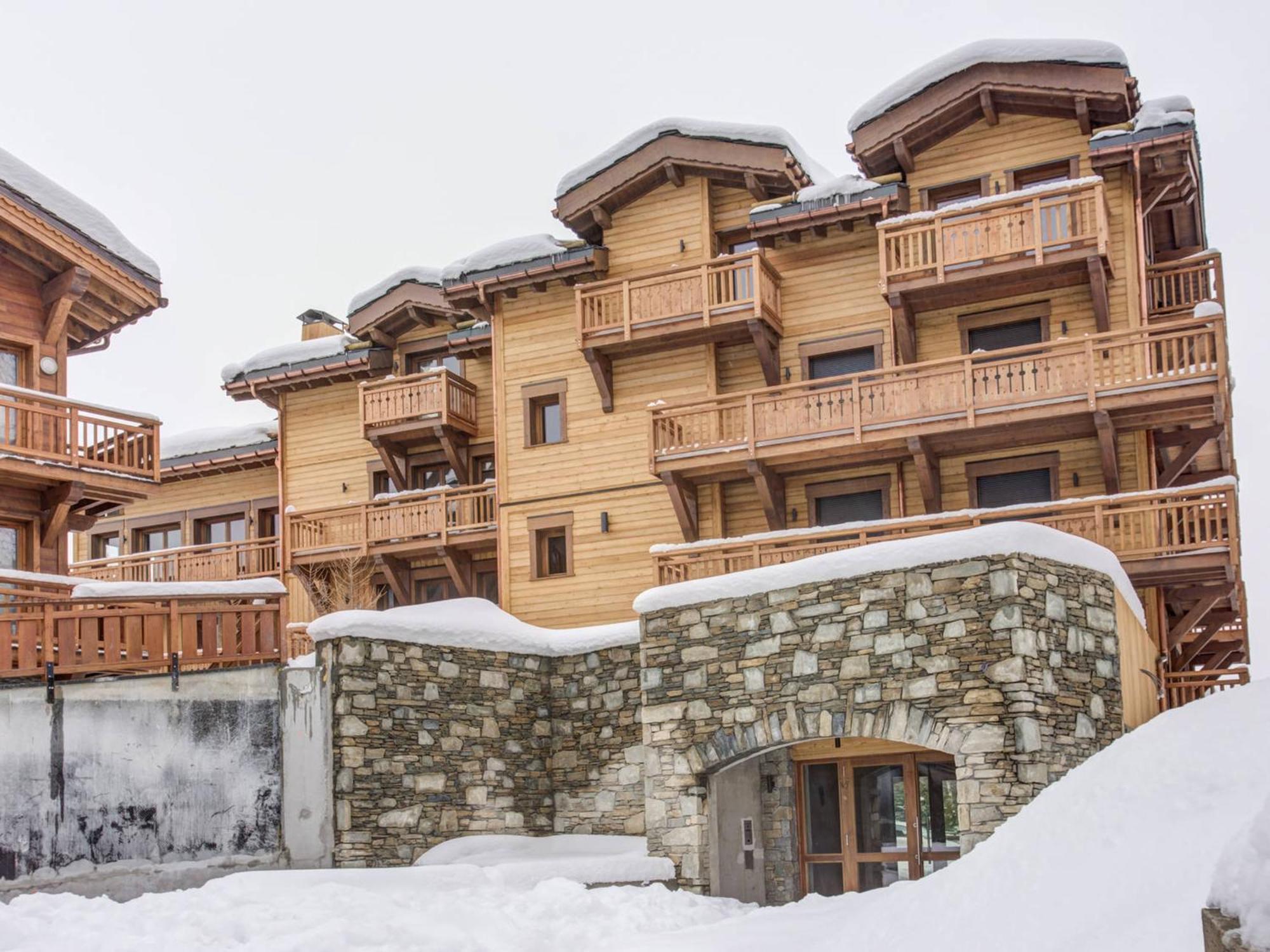 Duplex T5 Avec Parking Prive Et Wifi A Courchevel - Fr-1-563-16 Apartment Exterior photo